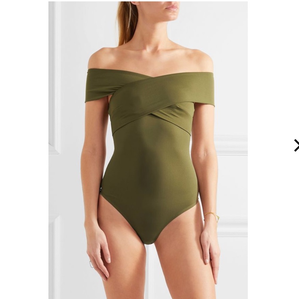ALIX NYC Wooster criss cross bodysuit sz.S - Picture 5 of 14